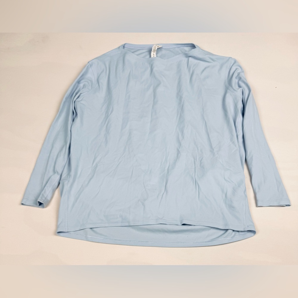 Lululemon Back In Action Long Sleeve Blue Women’s 4 Retail $58